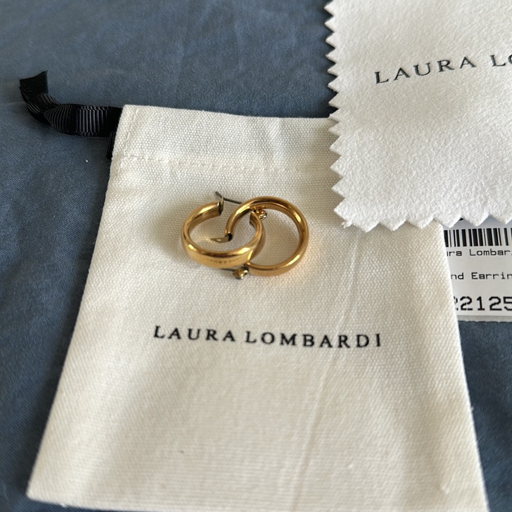 Laura Lombardi hoop earrings brand new